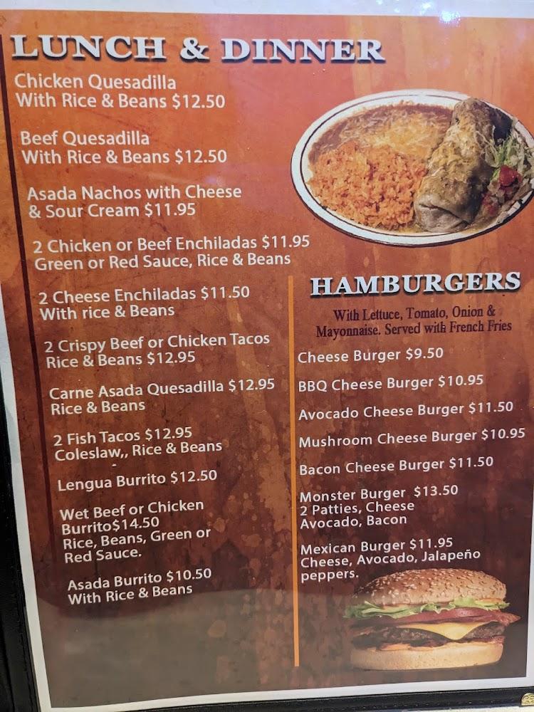 Rancho 86 Restaurant & Bar Menu image 1