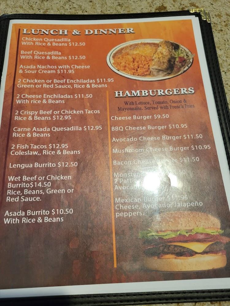 Rancho 86 Restaurant & Bar Menu image 2